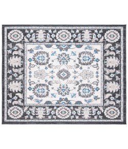 Safavieh Liberty  Dark Grey / Ivory LIB750 6 ft. 7 in. X 6 ft. 7 in. Square Rug