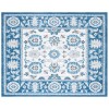 Safavieh Liberty  Dark Blue / Ivory LIB750 6 ft. 7 in. X 6 ft. 7 in. Square Rug