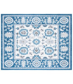 Safavieh Liberty  Dark Blue / Ivory LIB750 6 ft. 7 in. X 6 ft. 7 in. Square Rug