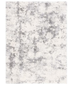 Safavieh Lindsay Shag Ivory / Grey LNS550 4 ft. X 6 ft. Rectangle Rug