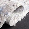 Safavieh Lindsay Shag Grey / Blue Ivory LNS556 6 ft. 7 in. X 6 ft. 7 in. Round Rug