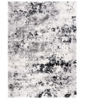 Safavieh Lindsay Shag Grey / Black Ivory LNS556 5 ft. 3 in. X 7 ft. 6 in. Rectangle Rug