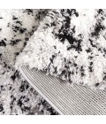 Safavieh Lindsay Shag Grey / Black Ivory LNS556 5 ft. 3 in. X 7 ft. 6 in. Rectangle Rug