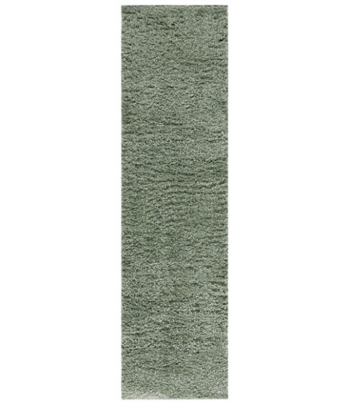 Safavieh Lindsay Shag Green LNS560 2 ft. 2 in. X 8 ft. Runner Rug