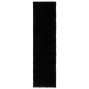 Safavieh Lindsay Shag Black LNS560 2 ft. 2 in. X 8 ft. Runner Rug