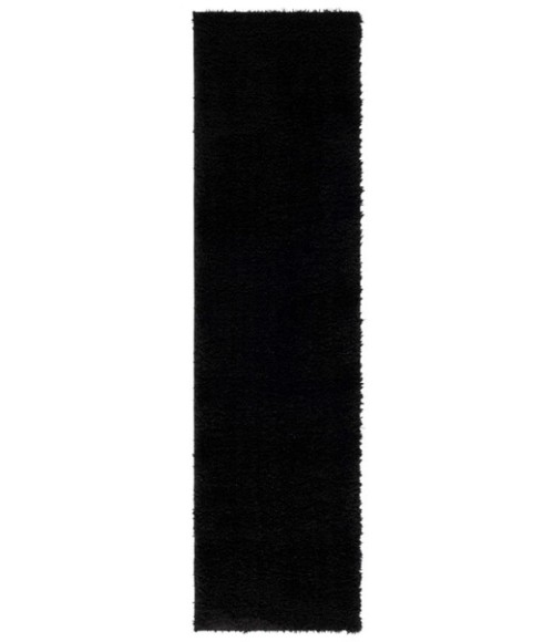 Safavieh Lindsay Shag Black LNS560 2 ft. 2 in. X 8 ft. Runner Rug
