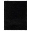 Safavieh Lindsay Shag Black LNS560 5 ft. 3 in. X 7 ft. 6 in. Rectangle Rug