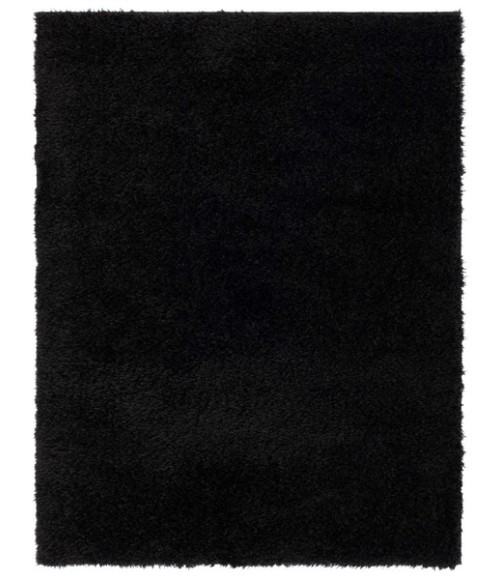 Safavieh Lindsay Shag Black LNS560 5 ft. 3 in. X 7 ft. 6 in. Rectangle Rug