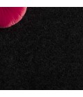 Safavieh Lindsay Shag Black LNS560 5 ft. 3 in. X 7 ft. 6 in. Rectangle Rug