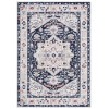 Safavieh Luna Beige / Navy LUN100 5 ft. 3 in. X 7 ft. 6 in. Rectangle Rug