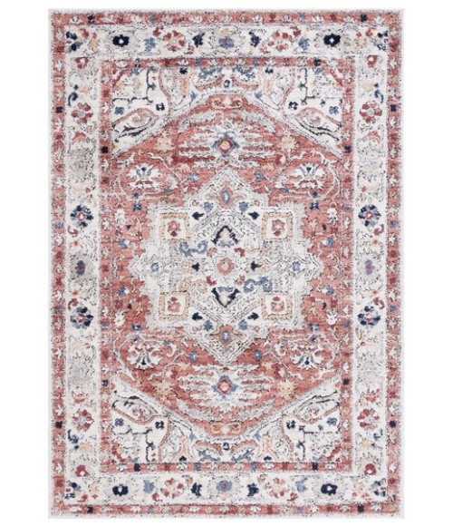 Safavieh Luna Beige / Rust LUN100 5 ft. 3 in. X 7 ft. 6 in. Rectangle Rug