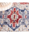 Safavieh Luna Beige / Blue Rust LUN102 5 ft. 3 in. X 7 ft. 6 in. Rectangle Rug