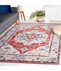 Safavieh Luna Beige / Blue Rust LUN102 5 ft. 3 in. X 7 ft. 6 in. Rectangle Rug