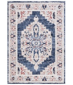 Safavieh Luna Navy / Beige LUN103 5 ft. 3 in. X 7 ft. 6 in. Rectangle Rug