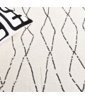 Safavieh Melody Ivory / Black MEL112 2 ft. 2 in. X 8 ft. Runner Rug