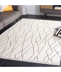Safavieh Melody Ivory / Black MEL112 5 ft. 3 in. X 7 ft. 6 in. Rectangle Rug