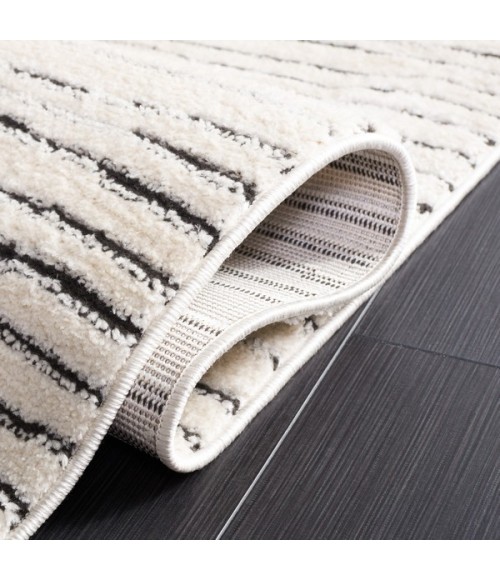 Safavieh Melody Ivory / Black Rug MEL118 6 ft. 7 in. X 6 ft. 7 in. Square - Rugs Town Safavieh Melody Ivory / Black MEL118 6 ft. 7 in. X 6 ft. 7 in. Square Rug