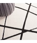 Safavieh Melody Ivory / Black Rug MEL120 8 ft. X 10 ft. Rectangle - Rugs Town Safavieh Melody Ivory / Black MEL120 8 ft. X 10 ft. Rectangle Rug