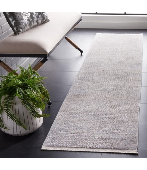 Safavieh Marmara Grey / Beige Blue MRM300 2 ft. X 8 ft. Runner Rug