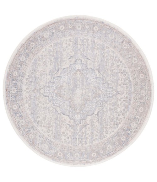 Safavieh Marmara Beige / Light Blue MRM318 6 ft. 7 in. X 6 ft. 7 in. Round Rug