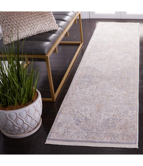 Safavieh Marmara Beige / Blue Rust MRM320 2 ft. X 8 ft. Runner Rug