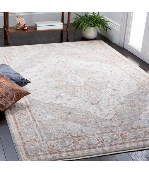 Safavieh Marmara Beige / Blue Rust MRM320 2 ft. 6 in. X 4 ft. Accent Rug