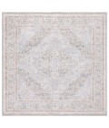 Safavieh Marmara Beige / Blue Rust Rug MRM320 6 ft. 7 in. X 6 ft. 7 in. Square - Rugs Town Safavieh Marmara Beige / Blue Rust MRM320 6 ft. 7 in. X 6 ft. 7 in. Square Rug