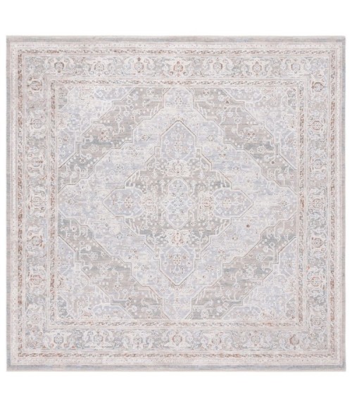 Safavieh Marmara Beige / Blue Rust Rug MRM320 6 ft. 7 in. X 6 ft. 7 in. Square - Rugs Town Safavieh Marmara Beige / Blue Rust MRM320 6 ft. 7 in. X 6 ft. 7 in. Square Rug