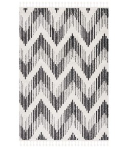 Safavieh Moroccan Tassel Ivory / Black MRT101 08 ft. 8 in. X 12 ft. 0 in. Rectangle Rug