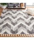 Safavieh Moroccan Tassel Ivory / Black Rug MRT101 08 ft. 8 in. X 12 ft. 0 in. Rectangle - Rugs Town Safavieh Moroccan Tassel Ivory / Black MRT101 08 ft. 8 in. X 12 ft. 0 in. Rectangle Rug