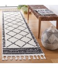 Safavieh Moroccan Tassel Ivory / Black Rug MRT103 2 ft. 2 in. X 9 ft. Runner - Rugs Town Safavieh Moroccan Tassel Ivory / Black MRT103 2 ft. 2 in. X 9 ft. Runner Rug