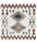 Safavieh Moroccan Tassel Ivory / Orange Rug MRT105 6 ft. 7 in. X 6 ft. 7 in. Square - Rugs Town Safavieh Moroccan Tassel Ivory / Orange MRT105 6 ft. 7 in. X 6 ft. 7 in. Square Rug
