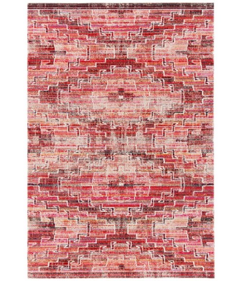 Safavieh Montage  Rust / Ivory MTG241 5 ft. 1 in. X 7 ft. 6 in. Rectangle Rug