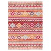 Safavieh Montage  Red / Fuchsia MTG272 8 ft. X 10 ft. Rectangle Rug