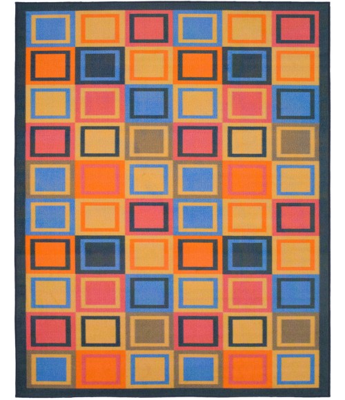 Safavieh Metropolis Blue / Multi Rug MTP531 5 ft. 3 in. X 7 ft. 11 in. Rectangle - Rugs Town Safavieh Metropolis Blue / Multi MTP531 5 ft. 3 in. X 7 ft. 11 in. Rectangle Rug
