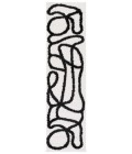 Safavieh Norway Ivory / Black NOR202 2 ft. 2 in. X 10 ft. Runner Rug