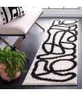 Safavieh Norway Ivory / Black NOR202 2 ft. 2 in. X 10 ft. Runner Rug