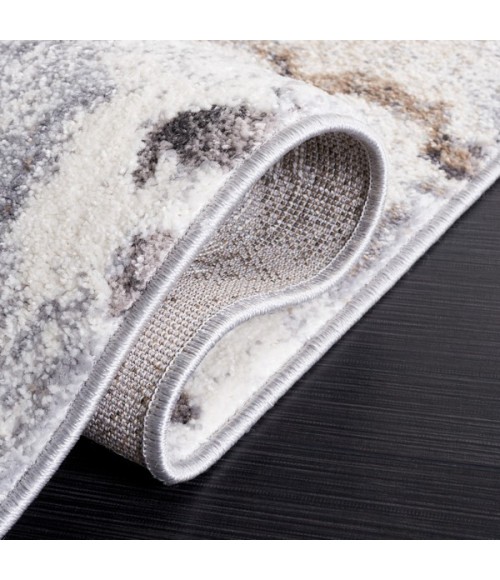 Safavieh Opal Ivory / Grey Rug OAL410 6 ft. 7 in. X 6 ft. 7 in. Round - Rugs Town Safavieh Opal Ivory / Grey OAL410 6 ft. 7 in. X 6 ft. 7 in. Round Rug