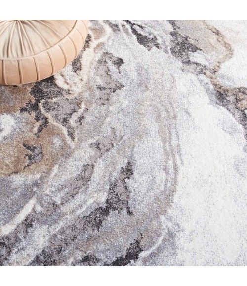 Safavieh Opal Ivory / Grey Rug OAL410 6 ft. 7 in. X 6 ft. 7 in. Round - Rugs Town Safavieh Opal Ivory / Grey OAL410 6 ft. 7 in. X 6 ft. 7 in. Round Rug