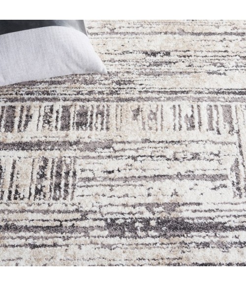 Safavieh Opal Ivory / Dark Grey OAL420 2 ft. 3 in. X 9 ft. Runner Rug