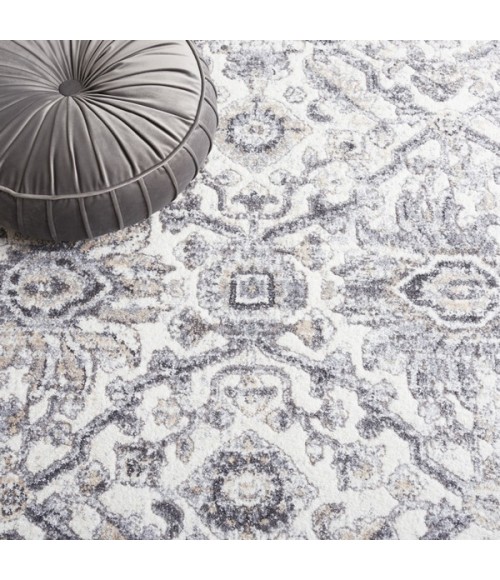 Safavieh Opal Grey / Ivory Rug OAL466 6 ft. 7 in. X 6 ft. 7 in. Round - Rugs Town Safavieh Opal Grey / Ivory OAL466 6 ft. 7 in. X 6 ft. 7 in. Round Rug