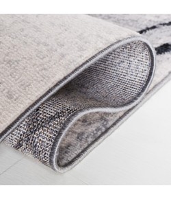 Safavieh Odyssey Grey / Black ODY810 6 ft. 7 in. X 6 ft. 7 in. Round Rug
