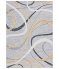 Safavieh Odyssey Grey / Gold Ivory ODY812 4 ft. X 6 ft. Rectangle Rug