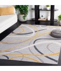 Safavieh Odyssey Grey / Gold Ivory ODY812 4 ft. X 6 ft. Rectangle Rug