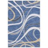 Safavieh Odyssey Blue / Gold Ivory ODY812 4 ft. X 6 ft. Rectangle Rug