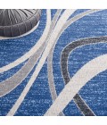 Safavieh Odyssey Blue / Gold Ivory ODY812 6 ft. 7 in. X 6 ft. 7 in. Square Rug