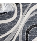 Safavieh Odyssey Black / Grey Gold ODY812 6 ft. 7 in. X 6 ft. 7 in. Square Rug