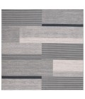 Safavieh Odyssey Grey / Black Ivory ODY816 6 ft. 7 in. X 6 ft. 7 in. Square Rug