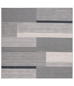 Safavieh Odyssey Grey / Black Ivory ODY816 6 ft. 7 in. X 6 ft. 7 in. Square Rug