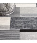 Safavieh Odyssey Dark Grey / Black Ivory ODY816 6 ft. 7 in. X 6 ft. 7 in. Square Rug